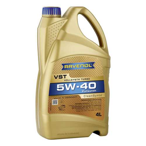 Моторное масло Ravenol VST SAE 5W-40 4л в Лукойл