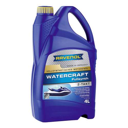 Моторное масло Ravenol Watercraft Fullsynth 2-Takt 5W-30 4л в Лукойл