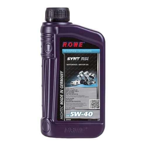 Моторное масло Rowe Hightec Synt RSi 5W-40 1л в Лукойл