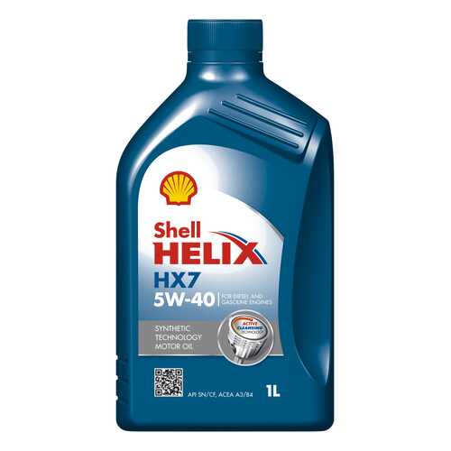 Моторное масло Shell Helix HX7 5W-40 1л в Лукойл