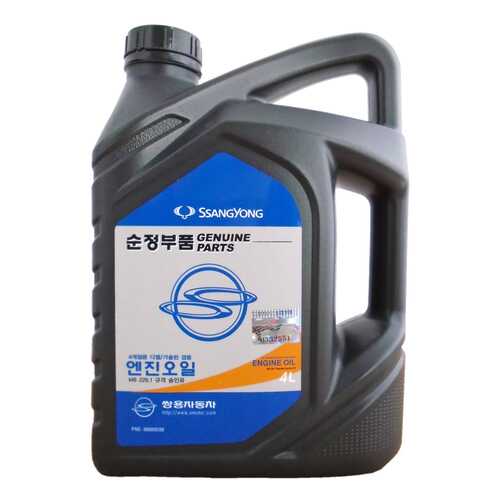 Моторное масло SsangYong All Seasons Diesel/Gasoline Engine Oil MB229,1 SAE 10W-40 4л в Лукойл