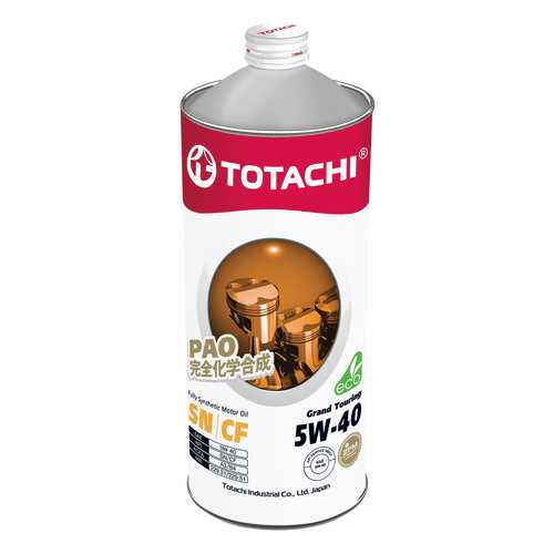 Моторное масло Totachi Grand Touring Fully Synthetic SN 5W-40 1л в Лукойл