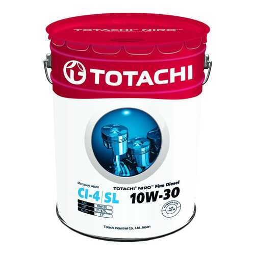 Моторное масло Totachi Niro Fine Diesel CI-4/SL 10W-30 18,98л в Лукойл