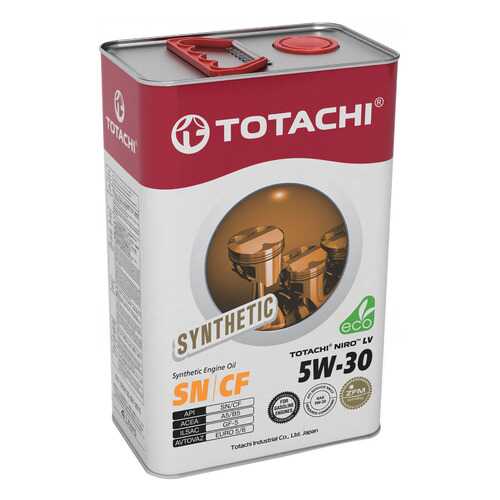 Моторное масло Totachi Niro LV Synthetic SN 5W-30 4л в Лукойл