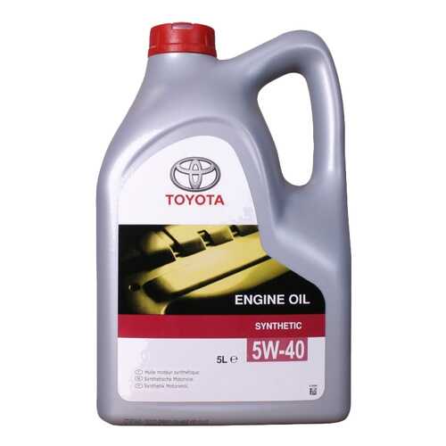 Моторное масло Toyota Engine Oil Synthetic 5W-40 5л в Лукойл