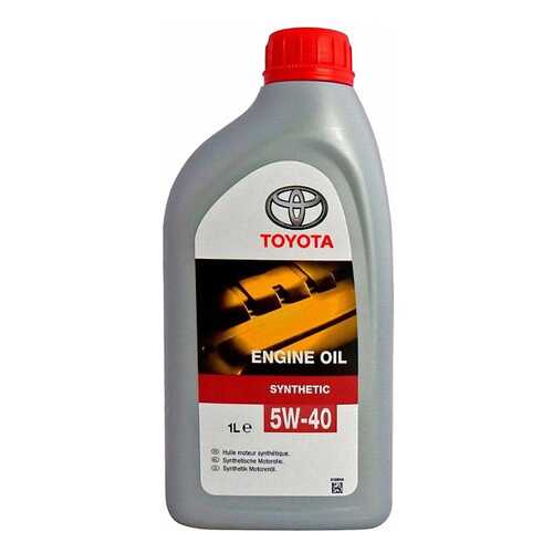 Моторное масло Toyota Engine Oil Synthetic 5W-40 SN/SM/CF 1л в Лукойл