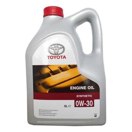 Моторное масло Toyota Engine Oil Synthetic SAE 0W-30 5л в Лукойл