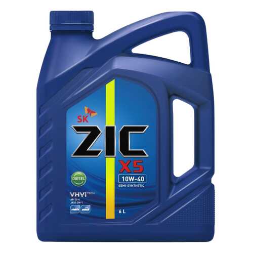 Моторное масло Zic X5 Diesel 10W-40 6л в Лукойл