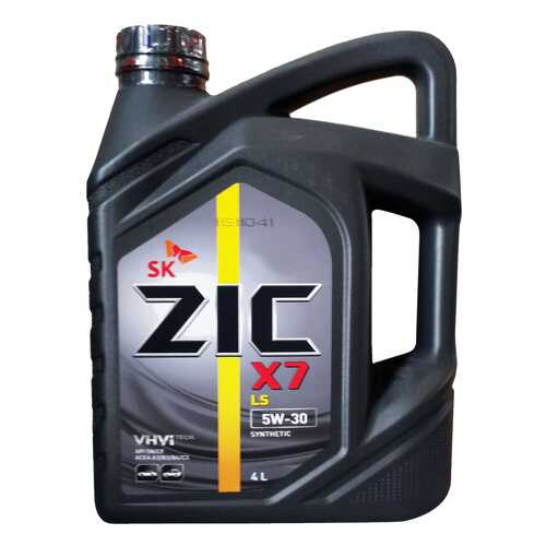 Моторное масло Zic X7 LS 5W-30 4л в Лукойл