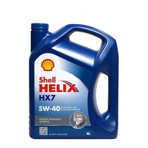 Shell М/Масло П/Синтетика Shell Helix Hx7 5w-40 4l в Лукойл