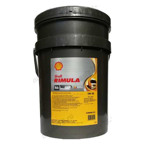 Shell Масло Моторное Shell Rimula R6 Me 5w30 Синтетическое 20 Л 550052172 в Лукойл