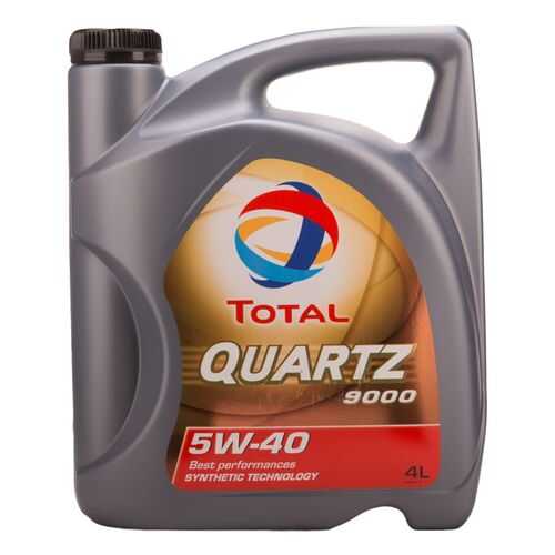 TOTAL 10210501 моторное масло quartz 9000 5w40 4l аналог 148597 и ro166475 в Лукойл