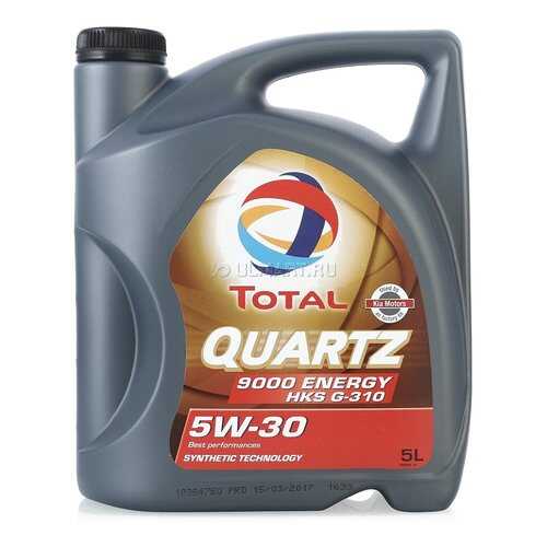 TOTAL 213800 моторное масло quartz 9000 energy hks 5w30 5l замена номеру 175393 в Лукойл