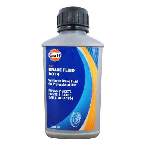 Тормозная жидкость GULF Brake Fluid DOT 4 0.25л 120770701825 в Лукойл