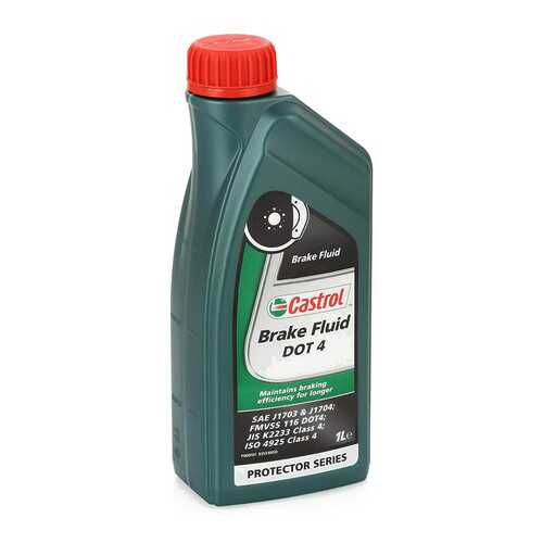 Жидкость тормозная Castrol new brake fluid dot4 1л 4008177071591 в Лукойл