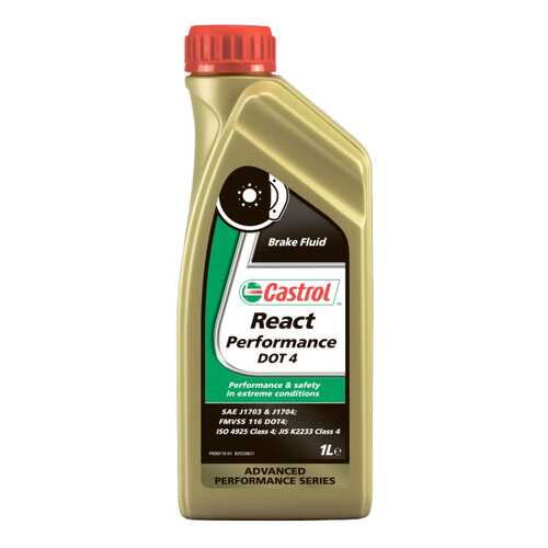 Тормозная жидкость Castrol React Performance DOT 4 1л 157F8B в Лукойл