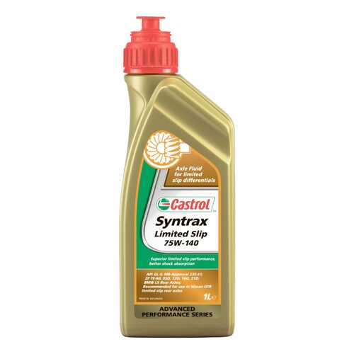 Трансмиссионное масло Castrol Syntrax Limited Slip 75w140 1л 1543CD в Лукойл