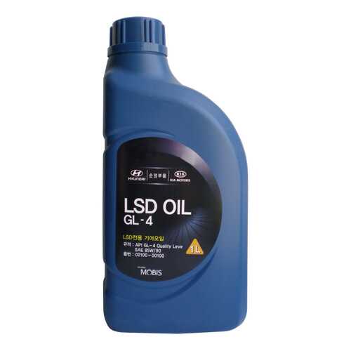 Трансмиссионное масло Hyundai-KIA LSD OIL 85W90 1л 0210000100 в Лукойл