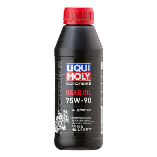 Трансмиссионное масло LIQUI MOLY Motorbike Gear Oil 75w90 0.5л 7589 в Лукойл