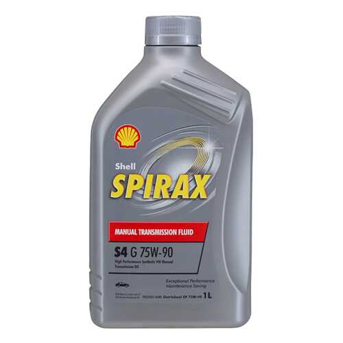 Трансмиссионное масло Shell Spirax S4 G 75W90 75w90 1л 550027967 в Лукойл