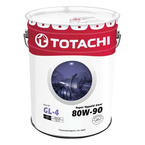 Трансмиссионное масло TOTACHI Super Hypoid Gear 80w90 20л 4562374691858 в Лукойл