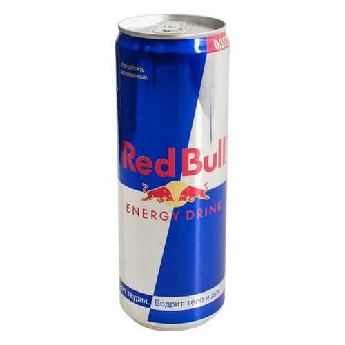 Напиток энергетический Red Bull жестяная банка 0.355 л в Лукойл