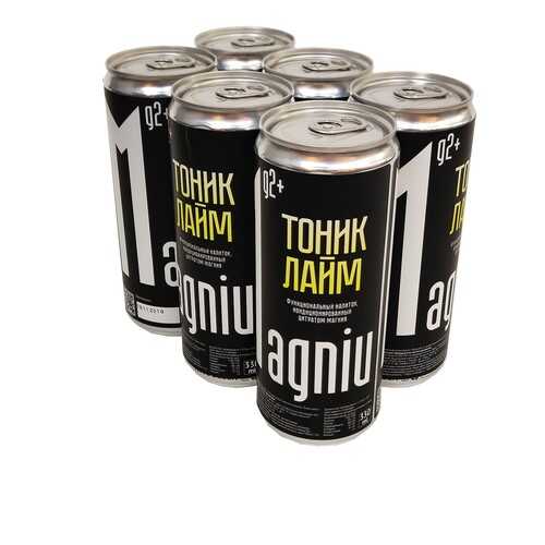 Функциональный напиток MagniuM Тоник-Лайм 6 банок по 0,33л. в Лукойл