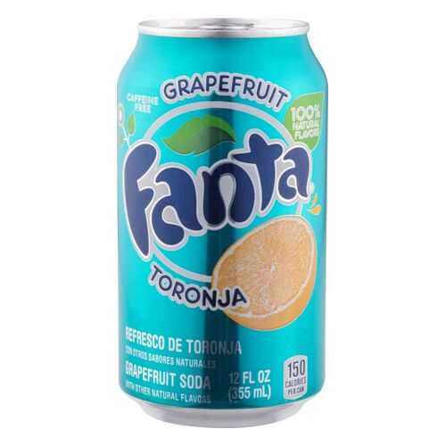 Напиток безалкогольный сильногазированный Fanta grapefruit жестяная банка 0.355 л в Лукойл