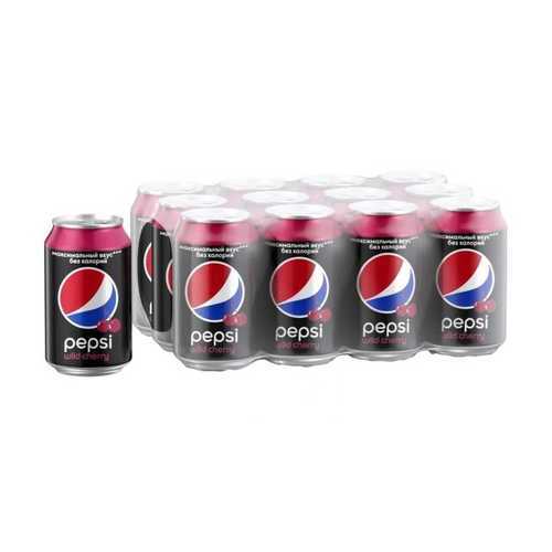 Напиток Pepsi Cherry газированный ж/б 0.33 л упаковка 12 шт в Лукойл