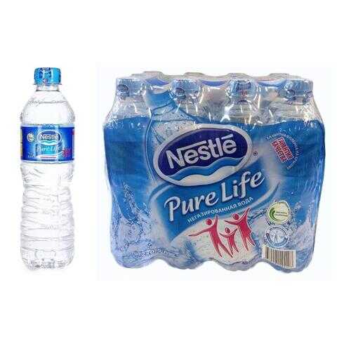 Вода Nestle pure life питьевая 0.5 л 12 штук в упаковке в Лукойл