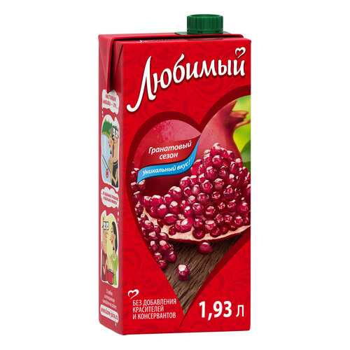 Напиток сокосодержащий Любимый гранатовый сезон 1.93 л в Лукойл