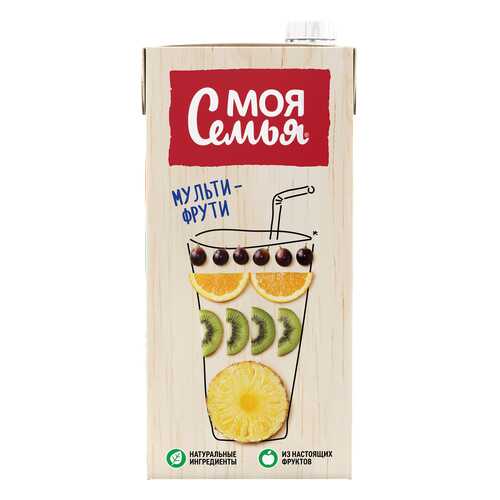 Напиток сокосодержащий Моя Семья мульти-фрути 1.93 л в Лукойл