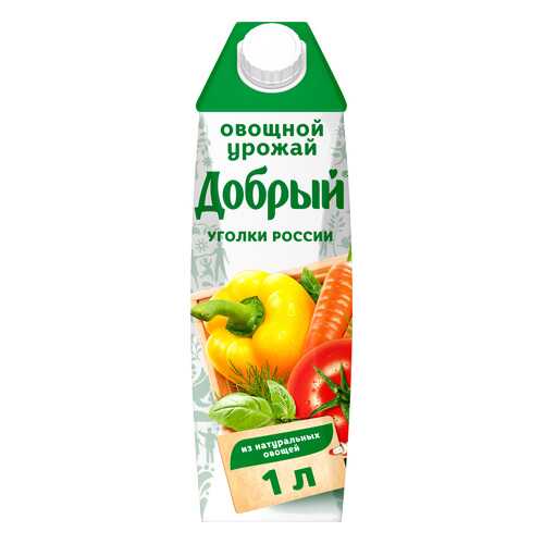 Нектар мультиовощной Добрый овощной урожай 1 л в Лукойл