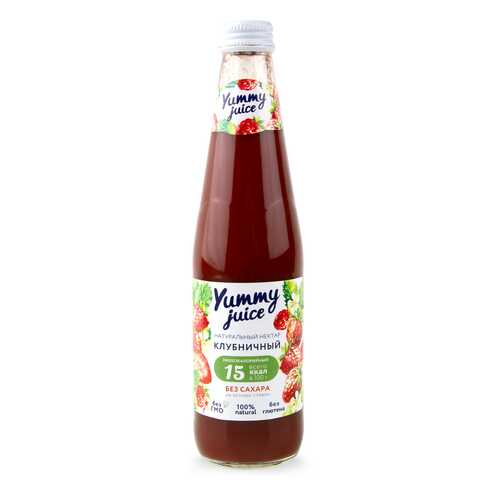 Нектар Yummy juice клубничный без сахара в Лукойл