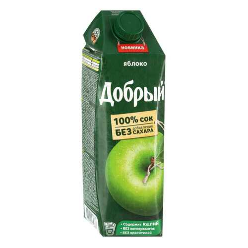 Сок ДОБРЫЙ Яблоко T-Pack 1л*4 шт в Лукойл